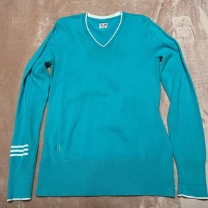 Adidas women’s sweater size M turquoise